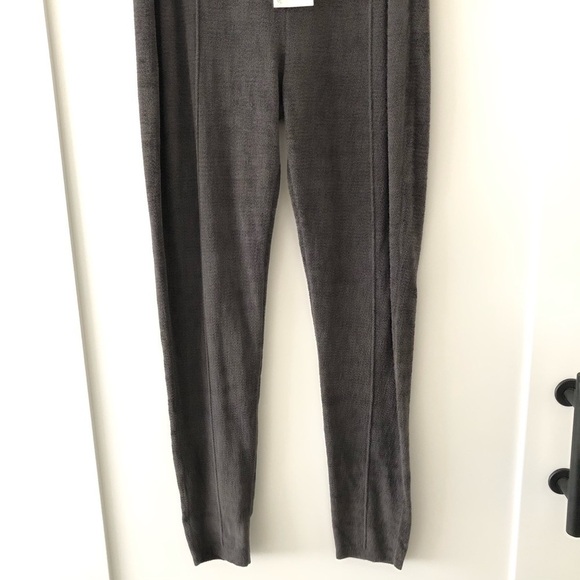 Barefoot Dreams Gray Charcoal Seamed Legging Pants L - Picture 6 of 12